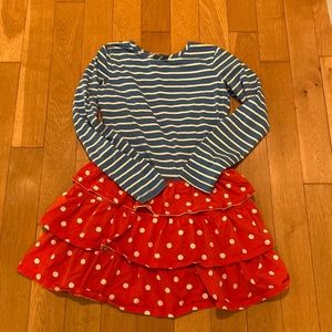 Hanna Andersson ruffle dress size 150